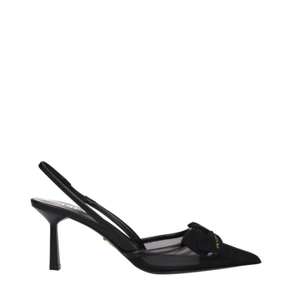 Prada Black Fibres High Heel Women's Pumps